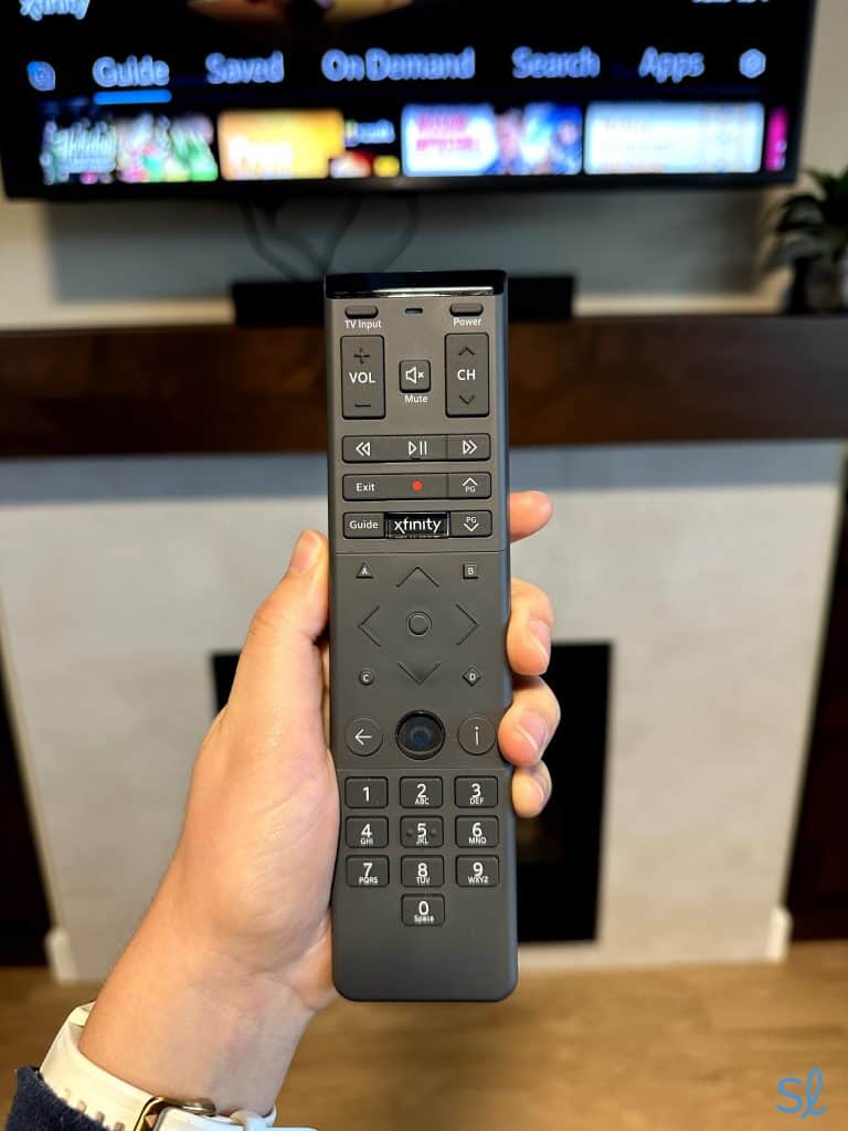 Using Xfinity's voice remote